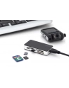DIGITUS Czytnik kart USB 3.0 Obsługuje karty MS/SD/SDHC/MiniSD/M2/CF/MD/SDXC Kabel połączeniowy USB A o długości 1 m - nr 48