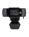 MANHATTAN 1080p USB Webcam Two Megapixels 1080p Full HD USB-A Plug Integrated Microphone Adjustable Clip Base 30fps Black - nr 23