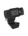 MANHATTAN 1080p USB Webcam Two Megapixels 1080p Full HD USB-A Plug Integrated Microphone Adjustable Clip Base 30fps Black - nr 29