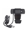 MANHATTAN 1080p USB Webcam Two Megapixels 1080p Full HD USB-A Plug Integrated Microphone Adjustable Clip Base 30fps Black - nr 34