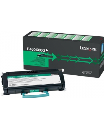 LEXMARK E460X80G Toner Lexmark black rekondycjonowany 15000 str. E460/E462