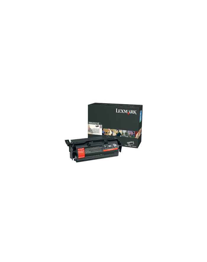 LEXMARK X654X31E Toner Lexmark black korporacyjny 36000 str. X654, X656, X658 główny