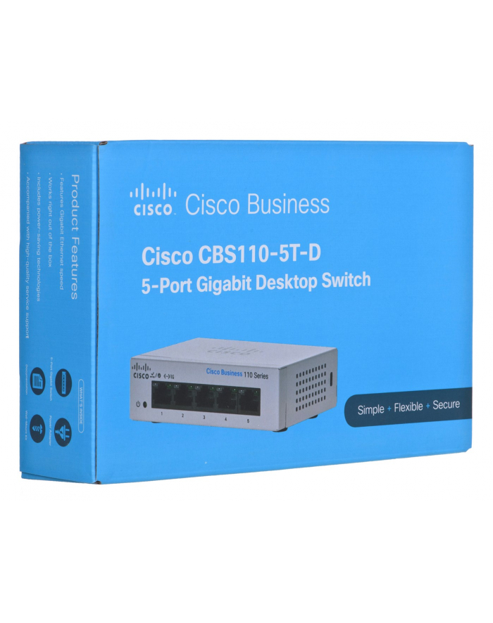 CISCO CBS110 Unmanaged 5-port GE Desktop Switch główny