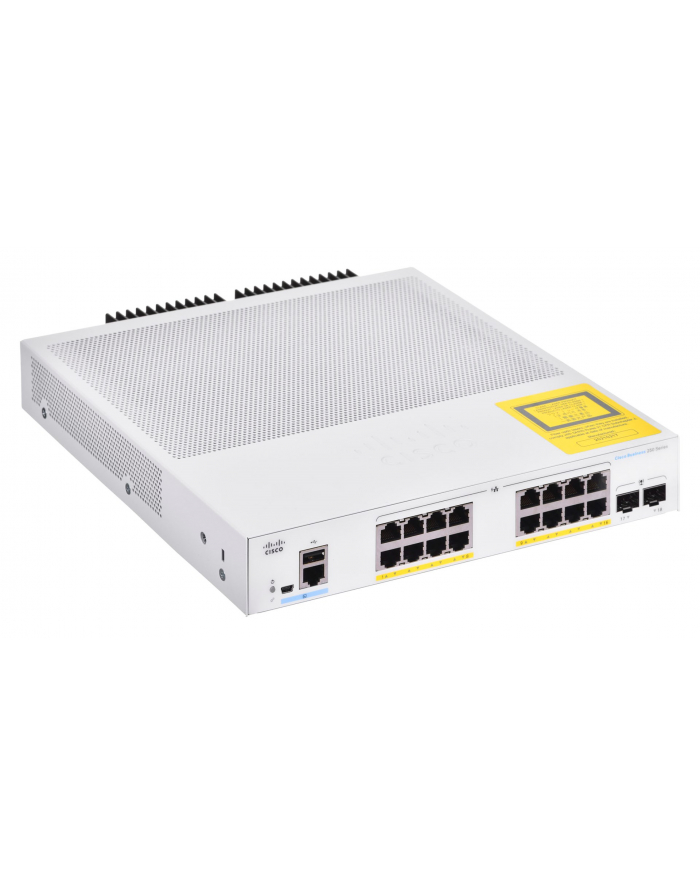 CISCO CBS250 SMART 16-PORT GE POE 2X1G SFP główny