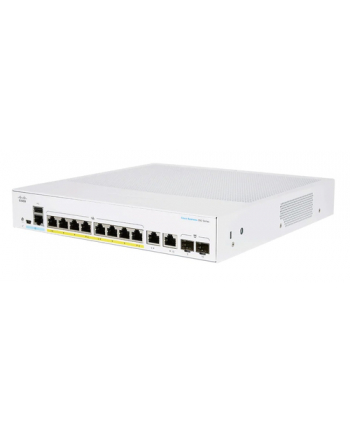 CISCO CBS250 SMART 8-PORT GE PARTIAL POE EXT PS 2X1G COMBO