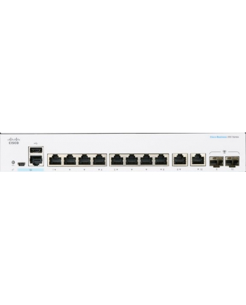 CISCO CBS250 SMART 8-PORT GE EXT PS 2X1G COMBO