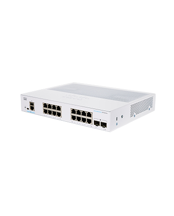 CISCO CBS350 MANAGED 16-PORT GE EXT PS 2X1G SFP