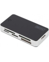 DIGITUS Czytnik kart USB 3.0 Obsługuje karty MS/SD/SDHC/MiniSD/M2/CF/MD/SDXC Kabel połączeniowy USB A o długości 1 m - nr 51