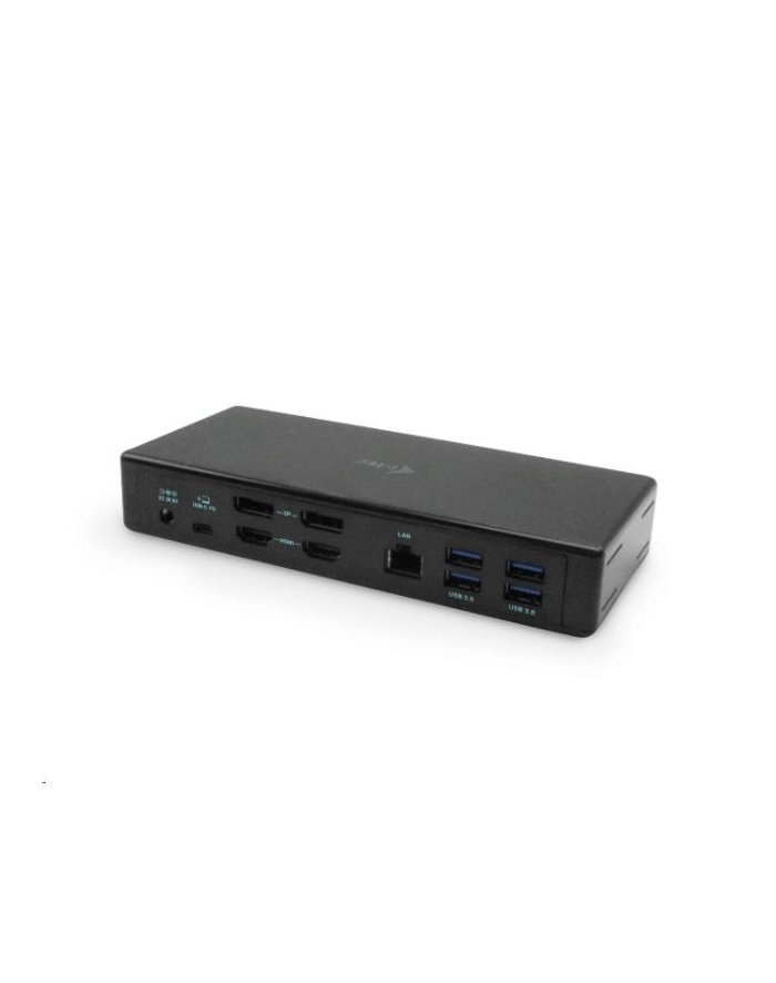 I-TEC USB-C Quattro Display Docking Station 2x DP 2x HDMI 1xGLAN 5x USB 3.0 1x USB-C-Data 1x Audio 1x Mic 85W PD KL główny