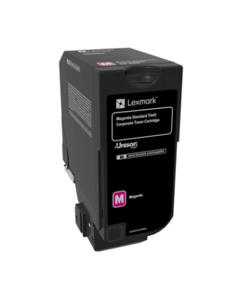 LEXMARK 74C2SME Toner Lexmark magenta 7 000 str. korporacyjny CS720, CS725, CX725 nr 1