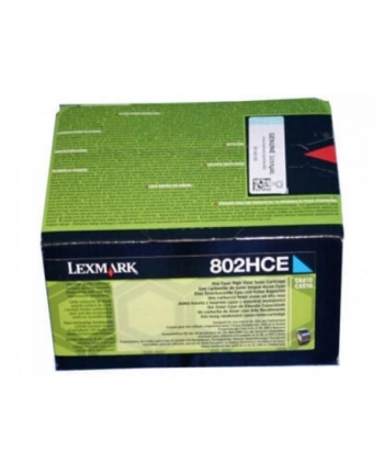 LEXMARK 80C2HCE Toner Lexmark cyan korporacyjny 3000 str. CX410 / CX510 nr 2