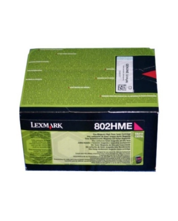 LEXMARK 80C2HME Toner Lexmark magenta korporacyjny 3000 str. CX410 / CX510 nr 1