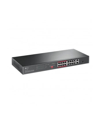 TP-LINK 16-Port 10/100Mbps + 2-Port Gigabit Rackmount Switch with 16-Port PoE+