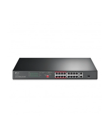 TP-LINK 16-Port 10/100Mbps + 2-Port Gigabit Rackmount Switch with 16-Port PoE+