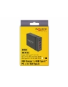 DeLOCK USB charger 1 x USB Type-C PD + 3 x USB Type-A 60 W (black) - nr 9