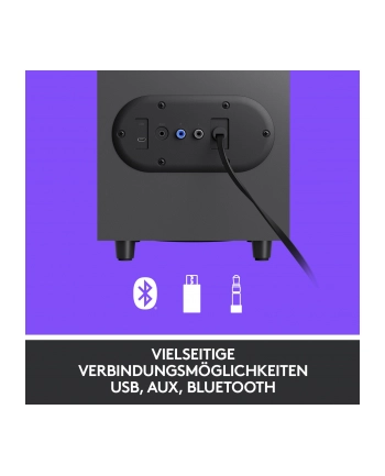 LOGITECH Z407 Bluetooth computer speakers with subwoofer and wireless control - GRAPHITE - N/A - EMEA nr 1