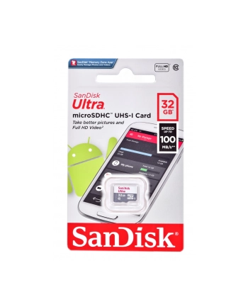 SANDISK Ultra 32GB microSDHC 100MB/s Class 10 UHS-I