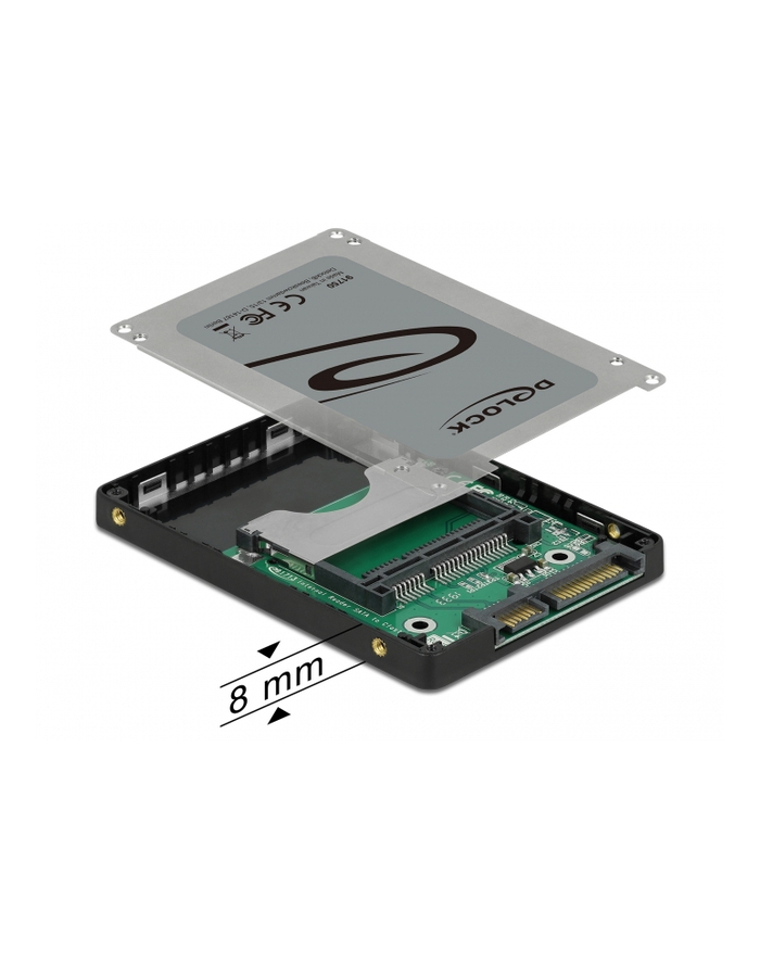 DeLOCK 2.5 ''SATA, card reader główny