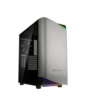 silverstone technology Silverstone SETA A1, tower case (black / silver, side panel made of tempered glass) nr 1