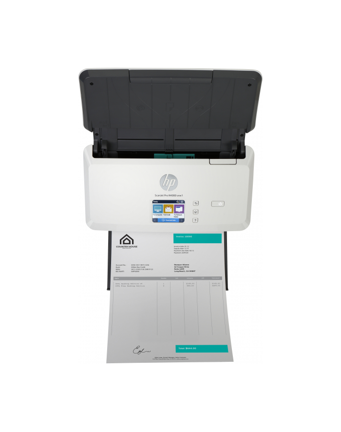 HP ScanJet Pro N4000 snw1, feeder scanner (gray, USB, LAN, WLAN, Wi-Fi direct) główny