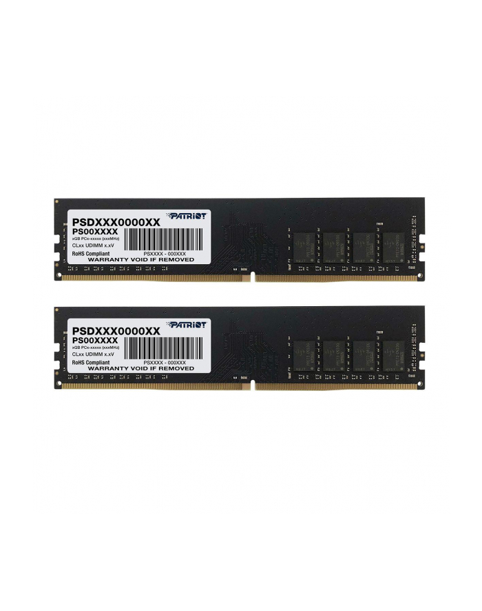 Patriot DDR4 -  16 GB -3200 - CL - 22 - Dual Kit, Signature Line (black, PSD416G3200K) główny