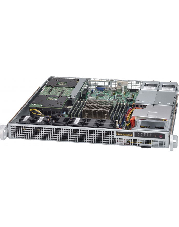 super micro computer SUPERMICRO Chassis 1U SC514 w/ Redundant PSU Platinum 400W PWS główny