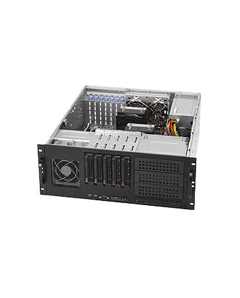 super micro computer SUPERMICRO Chassis Black 4U 5x3.5inch SAS3 Hotswap HDD w/ PSU 668W PWS