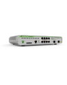 allied telesis ALLIED 8x 10/100/1000T POE+ ports 2x combo ports 124W POE capacity Fixed one AC power supply EU Power Cord - nr 4