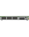 allied telesis ALLIED 24x 10/100/1000T POE+ ports 4x combo ports 370W POE capacity Fixed one AC power supply EU Power Cord - nr 2