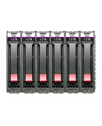 hewlett packard enterprise HPE MSA HDD 7.2TB 2.5inch SAS 12G Enterprise 10K M2 6-pack Bundle