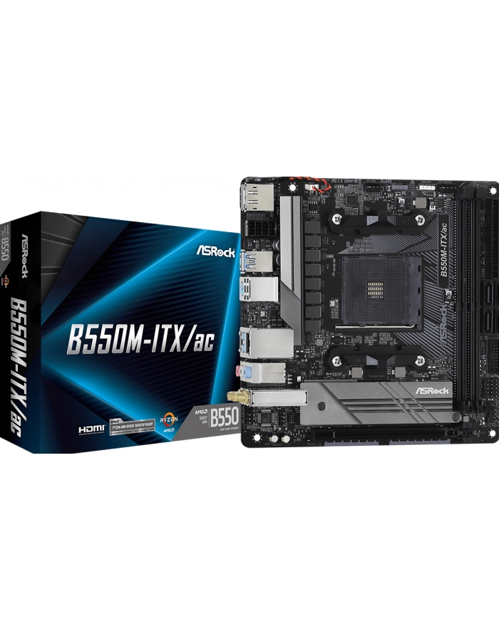 Asrock B550M-ITX / ac - Socket AM4 - mainboard główny
