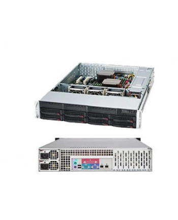 super micro computer SUPERMICRO Chassis Black 2U SC825TQC SAS3 LP w/ Redundant PSU 800W PWS nr 2