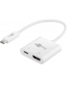 goobay USB-C adapter HDMI 4k60Hz + PD (white) - nr 7