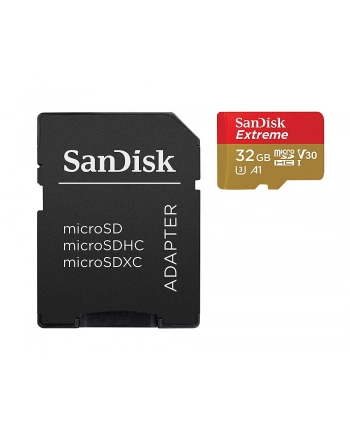 SanDisk Extreme 32 GB microSDXC, memory card (UHS-I U3, C10, V30, A2) nr 2