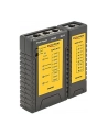 DeLOCK cable tester RJ45 / RJ12 + port finder (black) - nr 11