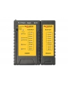 DeLOCK cable tester RJ45 / RJ12 + port finder (black) - nr 18