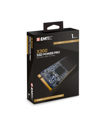 Emtec X300 M.2 SSD Power Pro 1 TB (M.2 2280, NVMe PCIe Gen 3.0 x4)