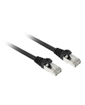 Sharkoon patch network cable SFTP, RJ-45, with Cat.7a raw cable (black, 50cm)