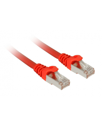 Sharkoon patch network cable SFTP, RJ-45, with Cat.7a raw cable (red, 50cm)