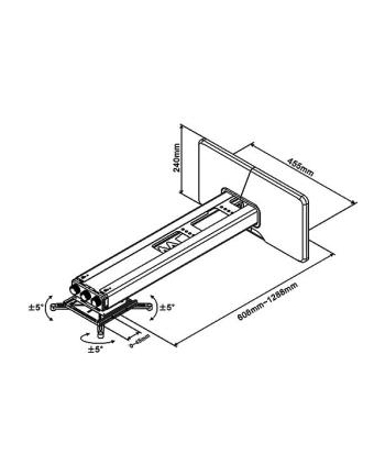 HAGOR M projector WH 600-1300mm wh