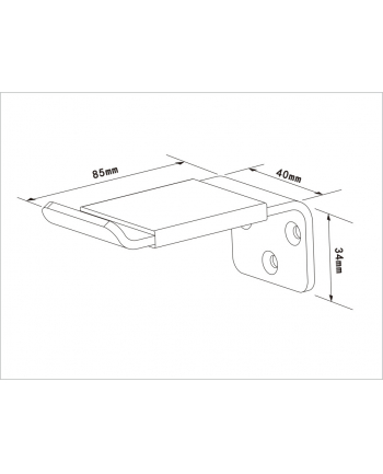 HAGOR M Headset Holder Wall, bracket (black)