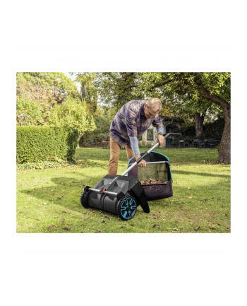 GARDENA Leaf and Lawn Collector, Collection Bag (black / turquoise, without bending over) nr 2