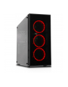 Cooltek four RGB, tower case (black, glass front, left, right) - nr 16