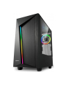 Sharkoon REV100, tower case (black, tempered glass) - nr 1