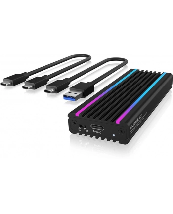 ICY BOX IB-1824ML-C31, drive housing (black, RGB lighting) nr 2