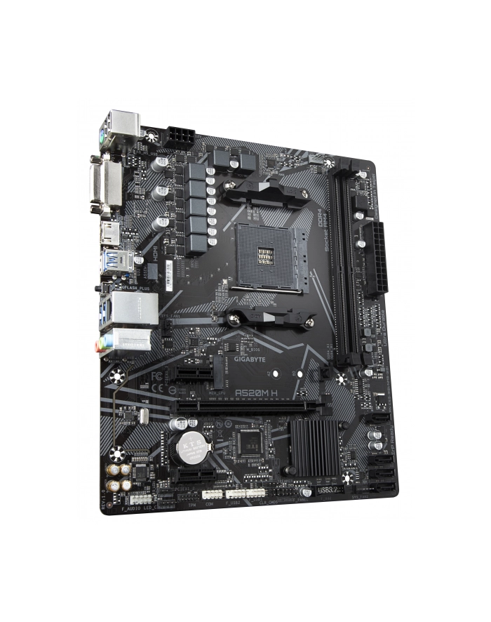 GigaByte A520M H - Socket AM4 - motherboard główny