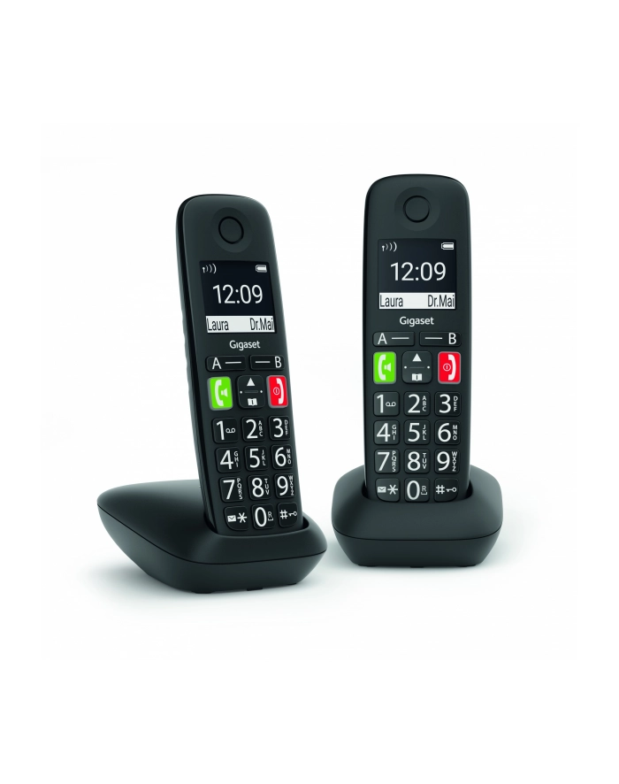 Gigaset E290 Duo black L36852-H2901-B101 główny
