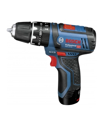 bosch powertools Bosch cordless hammer drill GSB 12V-15 Professional, 12 volt (blue / black, 2x Li-ion battery 2.0Ah) nr 2