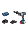bosch powertools Bosch cordless hammer drill GSB 18 V-110 C Professional, 18Volt (blue / black, L-BOXX, 2x battery ProCORE18V 4.0Ah) - nr 2
