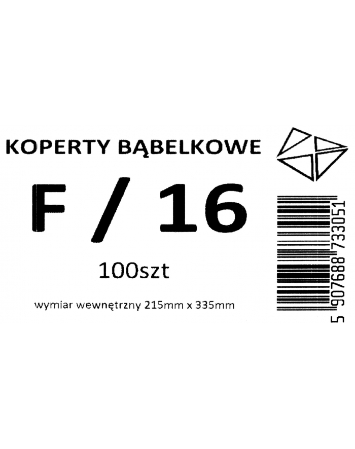 KOPERTY BĄBELKOWE POWIETRZNE F16 220x340 100SZT główny